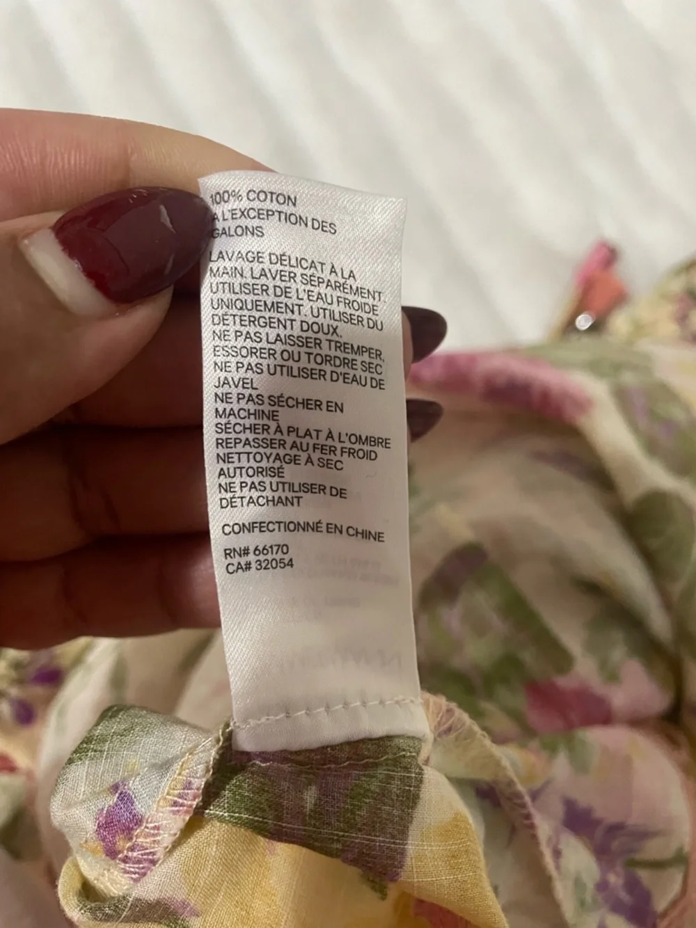 Zimmermann Girls Floral Peasant Blouse - Pink & Cream - Picture 7 of 13